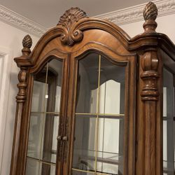 Brown Mirrored Cabinet 