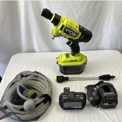 Ryobi One+ 18V HP Whisper EZ Clean Power Cleaner W/ 4 AH Battery & Charger