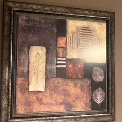 Wall Art & Faux Plant