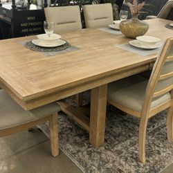Dining Table With 6 Chairs 