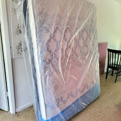 NEW QUEEN PILLOW TOP MATTRESS AND BOX SPRING -- Also Available In All Sizes.