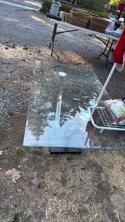 Glass table