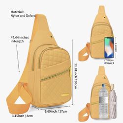 Crossbody Bag / Yellow - New 