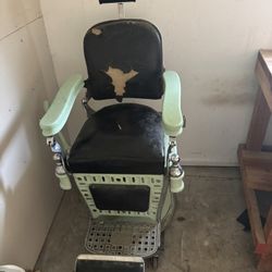 Vintage American Emil J Paidar Barber Chair