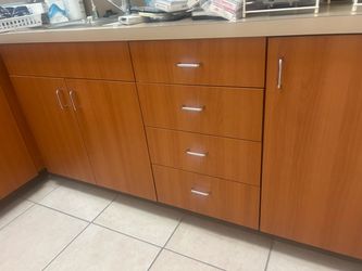 Wooden cabinets