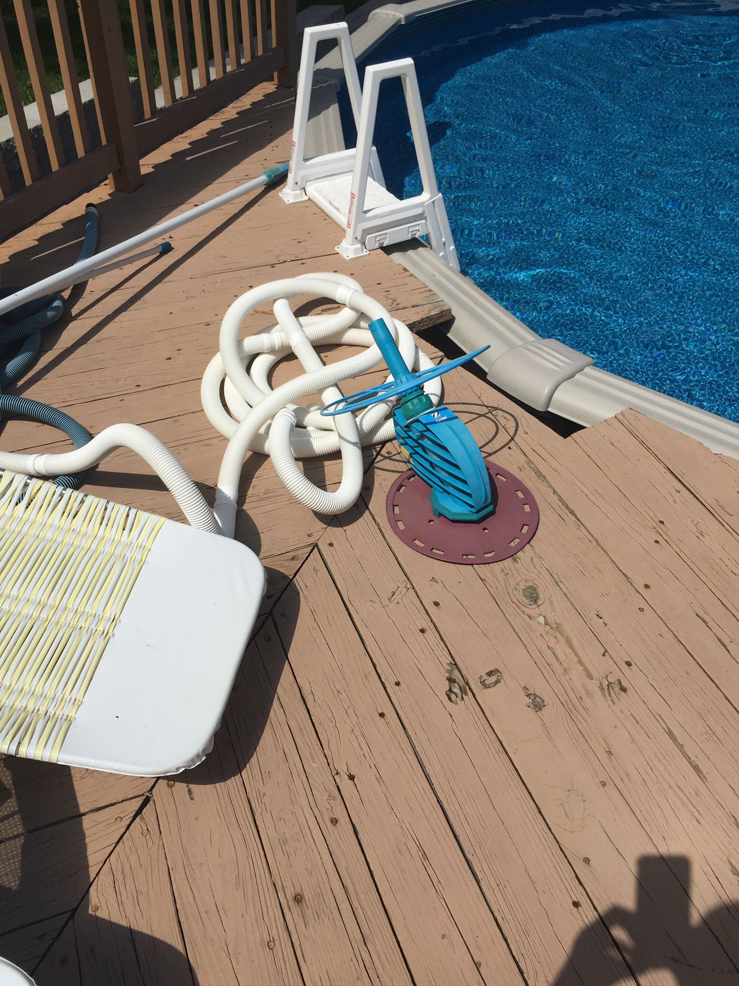 Self Pool Vacuum Cleaner WHITE CORD NOT INCLUDED