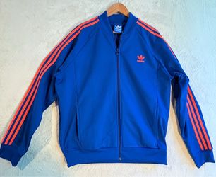 Adidas Originals Track Jacket Blue Orange