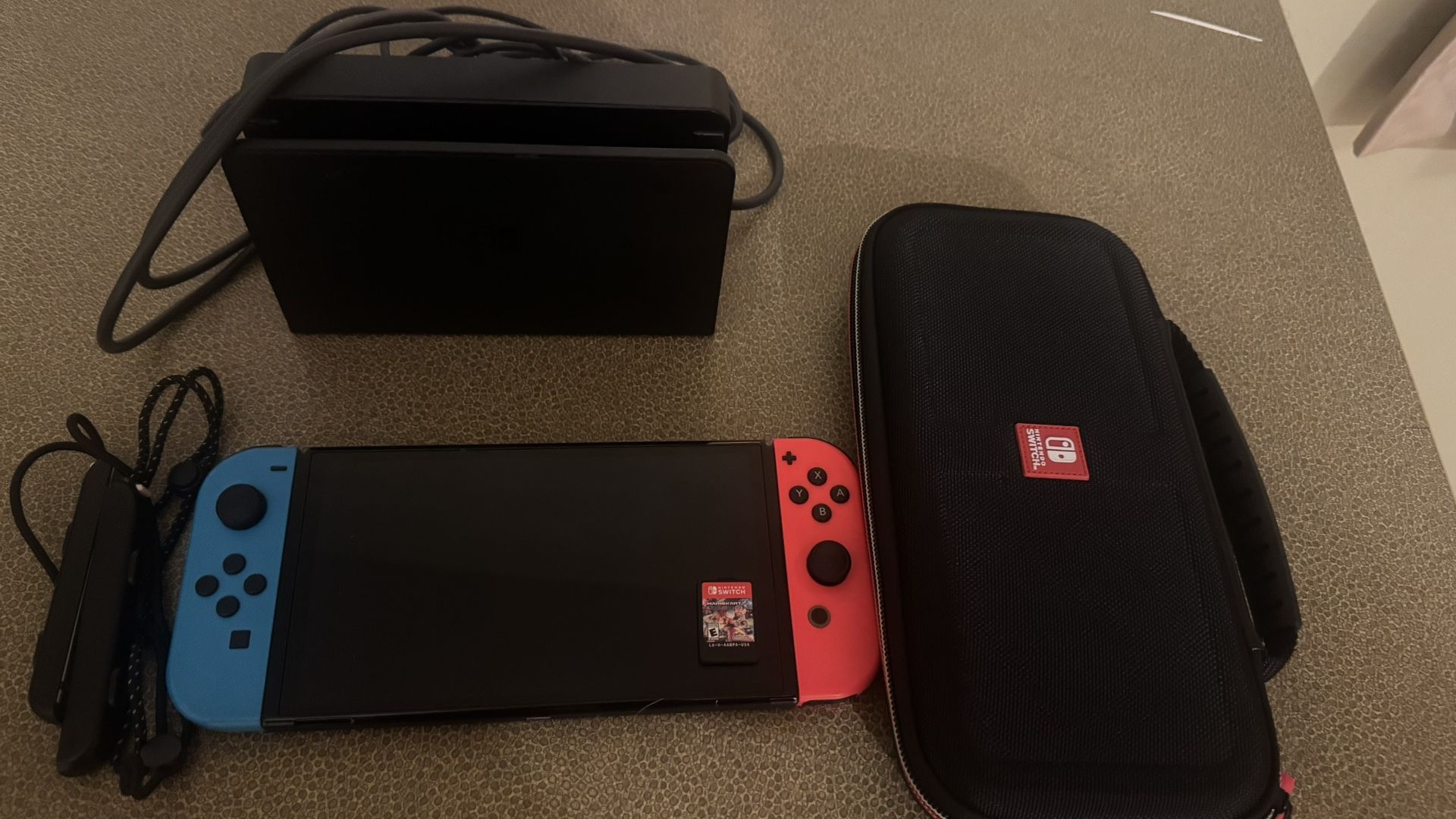 OLED switch with case and game