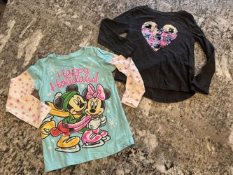 Toddler Girl Christmas Shirts Size 4-5