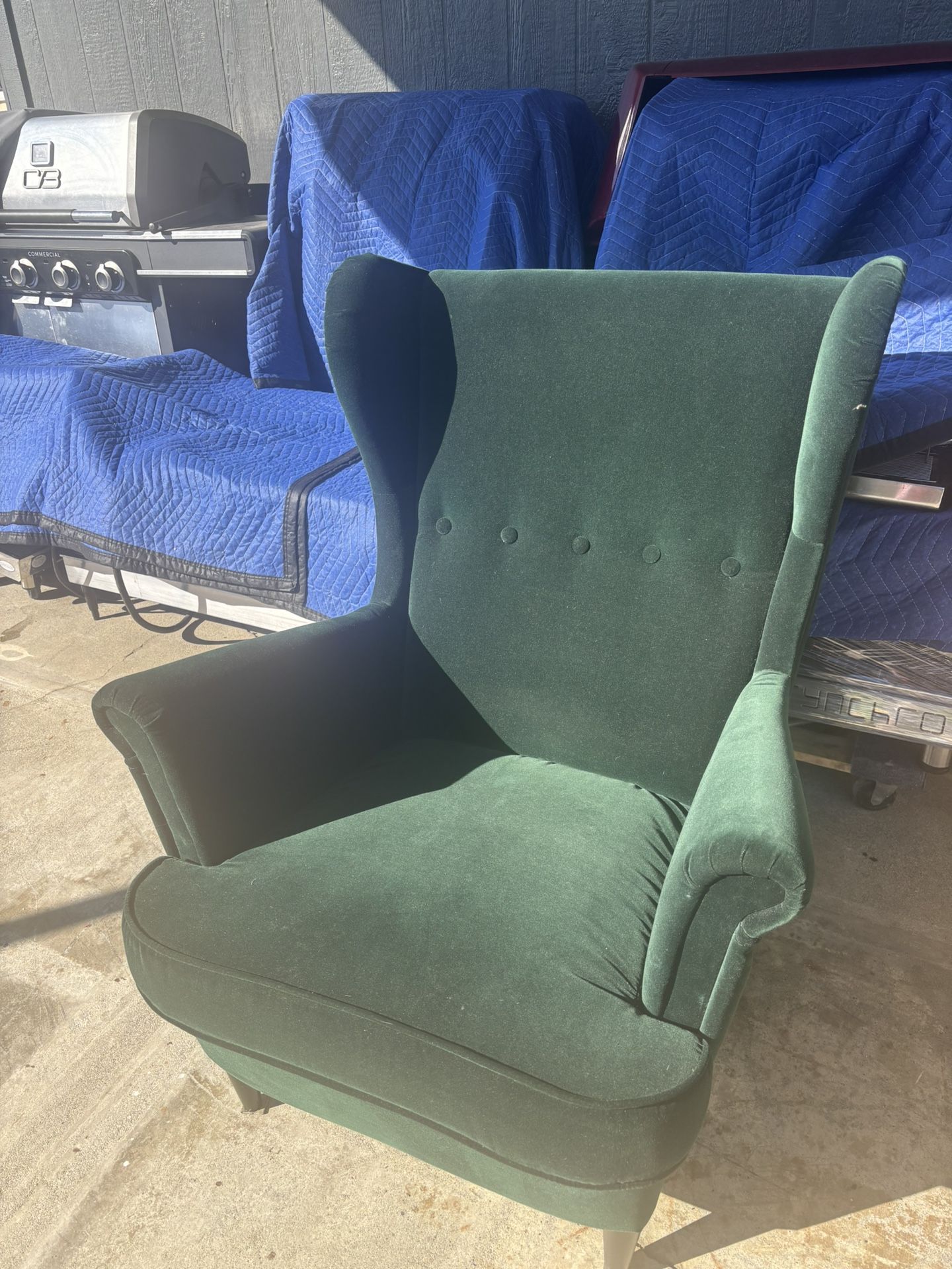 Strandmon Armchair Green IKEA