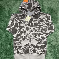 Black Bape ZipUp Hoodie 