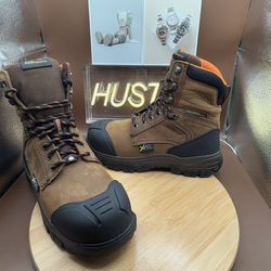 HYTEST FootRests Men's 8 Inch High Energy Waterproof, Internal Met Guard Sz 8