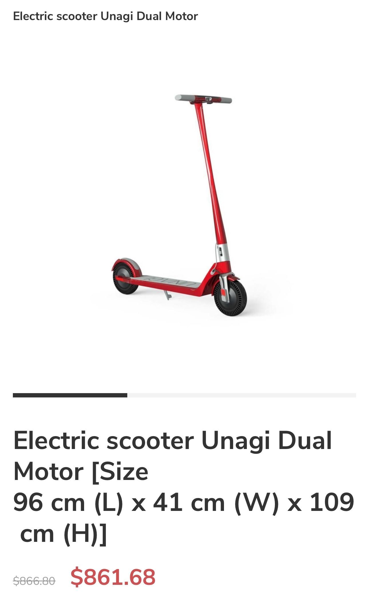 UNAGI SCOOTER