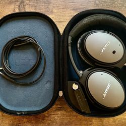 BOSE QuietComfort 25 QC25 acoustic noise canceling wired headphones black