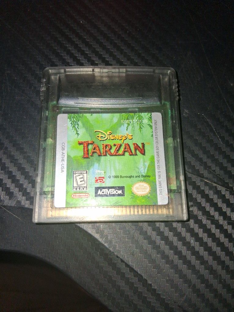 Gameboy Color Disney Tarzan Game