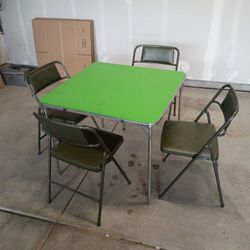 Vintage Samsonite Card Table 