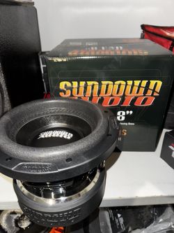 Sundown U Series 8in 750rms New Pair 
