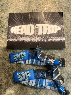(2) 2026 HEAD TRIP VIP Wristbands