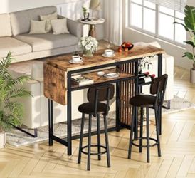 FOLDING BAR TABLE SET