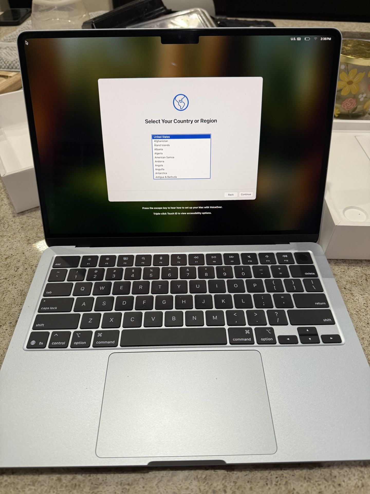 New Open Box Apple MacBook Air 13” Sky Blue M4 24gb Ram 512gb SSD