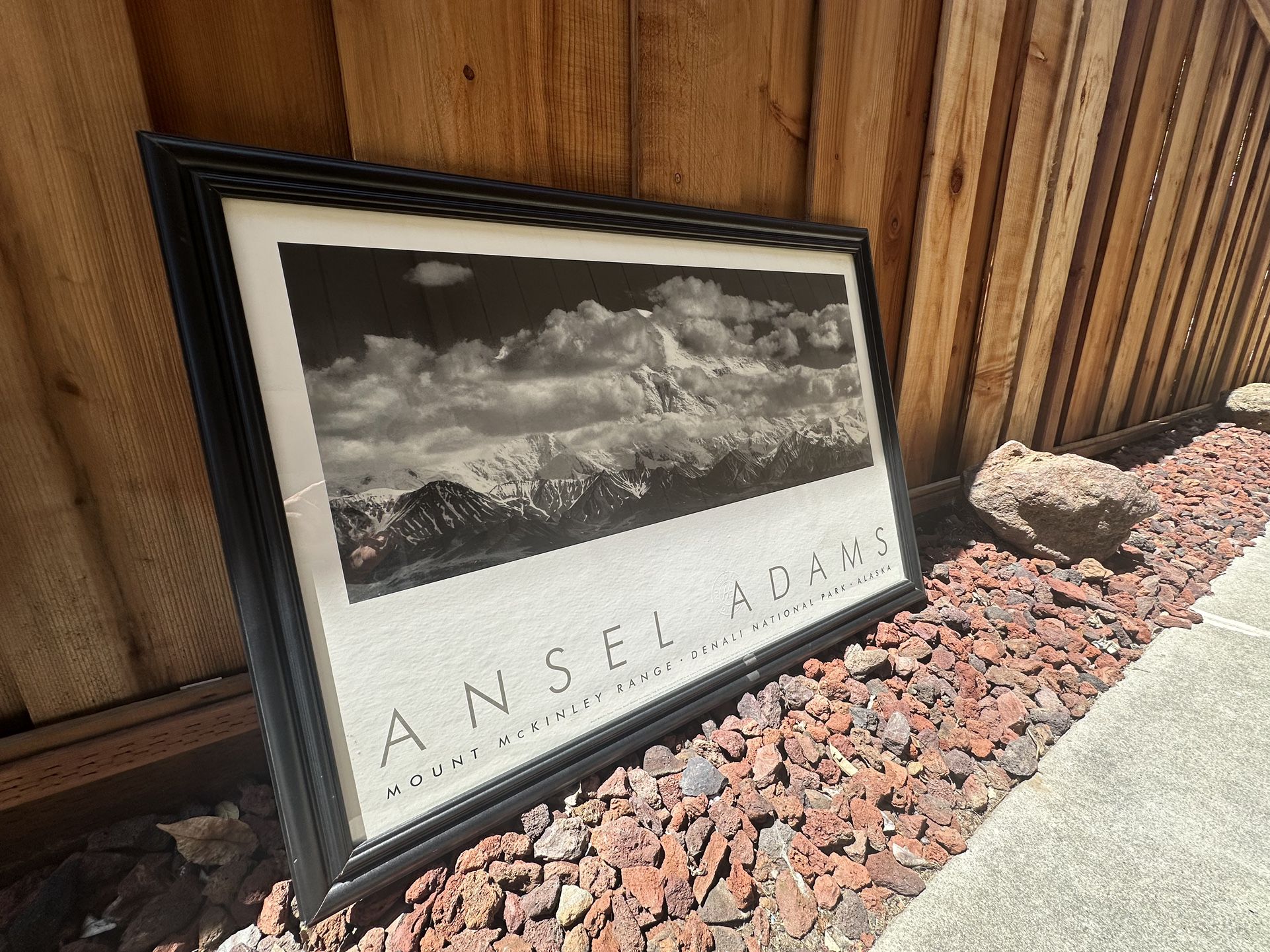 Ansel Adams Mt McKinley Framed Poster