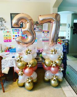 Balloons, columns and arches