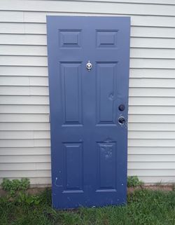 32" X 80" Steel Entry Door