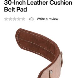 Klien 30-Inch Leather Cushion Belt Pad
