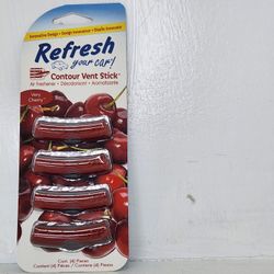 Refresh Your Car! Very Cherry Contour Vent Stick Air Freshener