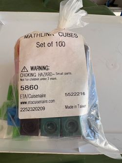 100 math cubes