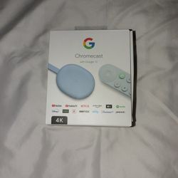 Google Chromecast With Google TV (4K) Streaming Stick Entertainment With Voice Search - Watch Movies, Shows, and Live  TV In 4K HDR - Blue