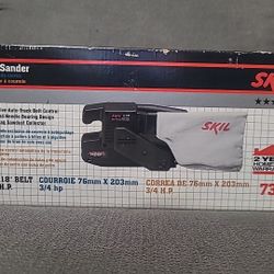 SKIL "Belt Sander" Model #7313 (3/4HP, 4.5 Amp) 3" x 18" Belt. Brand New Sealed