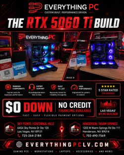 RTX 5060 TI Gaming PC | Ryzen 5 9600x| New Build. Financing Available