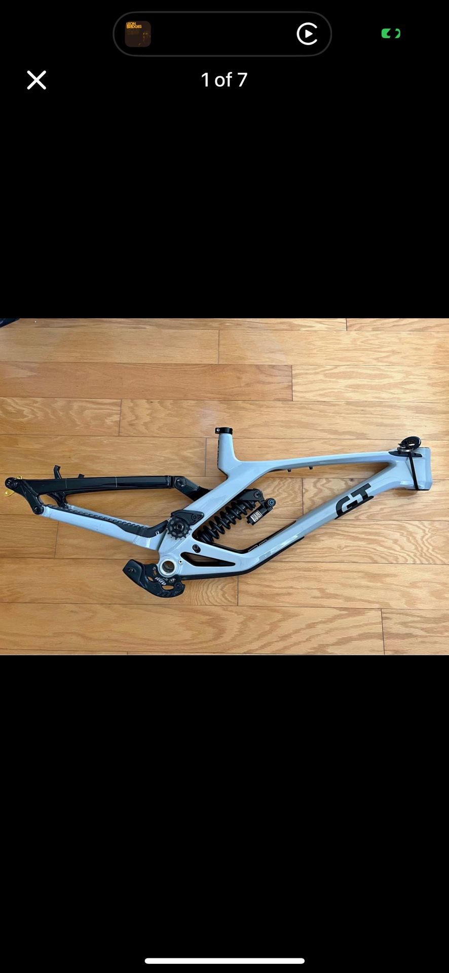 GT Fury Frame With Rear Suspension 2024