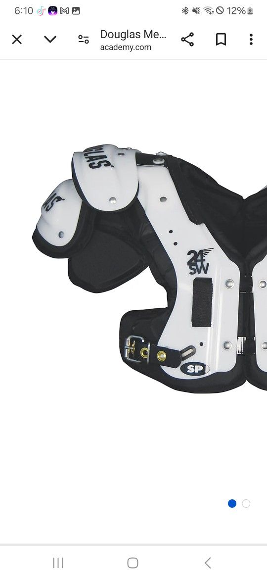 Football Pads N Equipment Helmets ,shoulder Pads N Nike Bottom Thigh Pads
