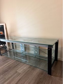 Bello Glass TV/ Entertainment Stand