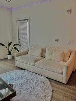 Arhaus sofa + chairs