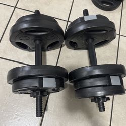 Adjustable Dumbbells Up To 40 Lbs
