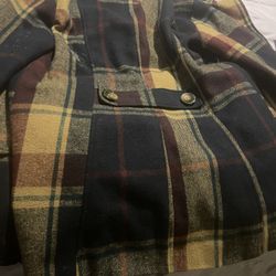 Plaid Coat And Sneakers 