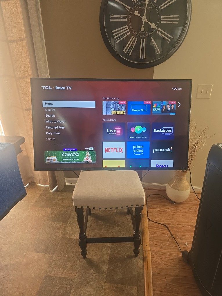55"Tcl Roku Tv