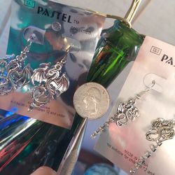 Mom & Me Dragon Earring Set