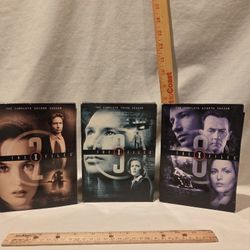 ,"The X Files" DVD'S season 2,season 3 & season 8,VTG 2005-2006