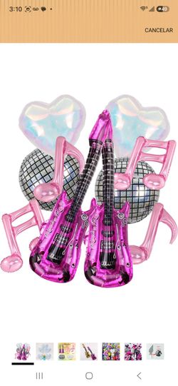 Music Birthday balloons decoration