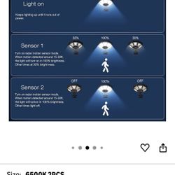 🆕 In Box 2️⃣Pack Solar Lights,Motion Sensor&Dusk to Dawn Flood Lights,168LED6500K8️⃣Sides360°Wide Angle,IP66 Waterproof with Remote,for Yard/Garden/P