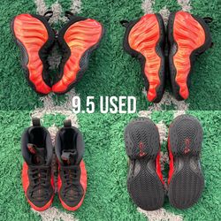 Nike Air Foamposite One Habanero Red Size 9.5