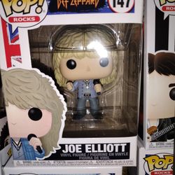 Brand New Def Leppard Joe Elliott Funko Pop #147 Great for A Collector 
