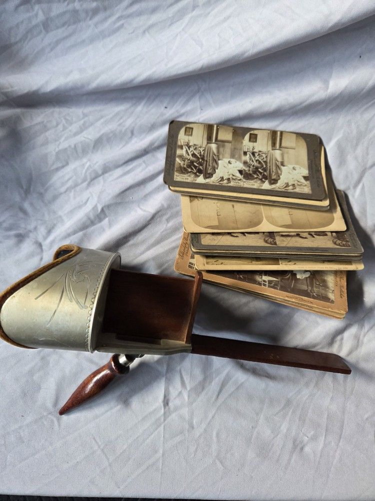 Antique 3d Picture Viewing Device