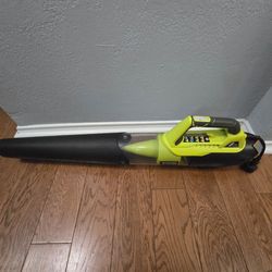 RYOBI 8 Amp Jet Fan Electric Leaf Blower – 135 MPH 440 CFM