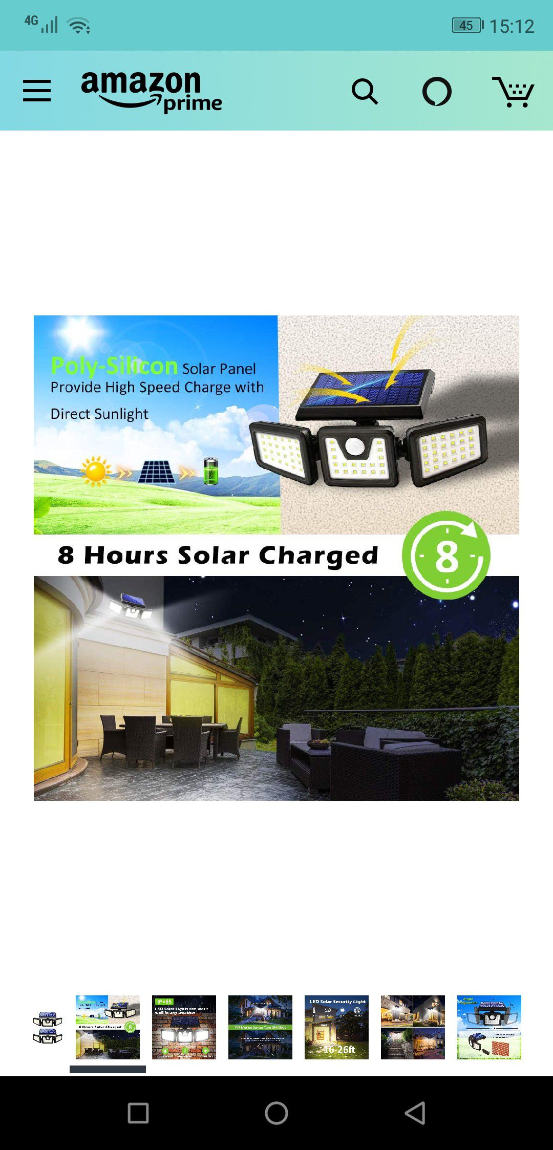 outdoor solar security lights