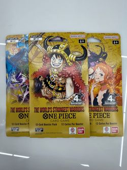 One Piece OP-17 Sleeved Booster Packs